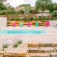Villa Marie Ferienhaus Provence Aussenbereich Pool frontal